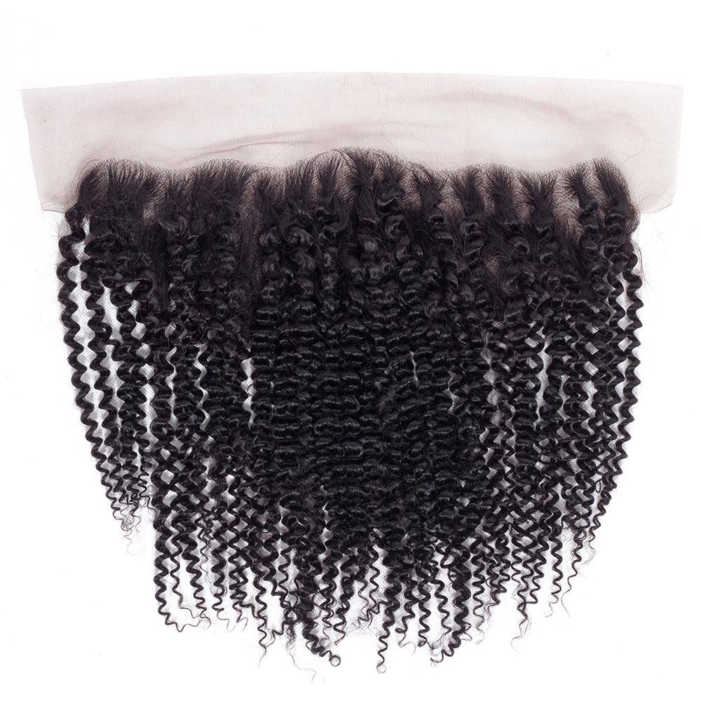 4 Bundles Curly with Lace Frontal 100% Unprocessed Virgin Human Hair