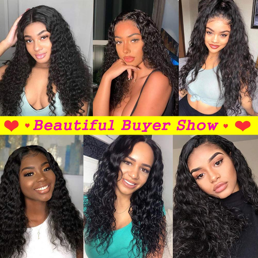 Water Wave Bundles Human Hair Curly Bundles 14A Brazilian Virgin Human Hair 3 Bundles