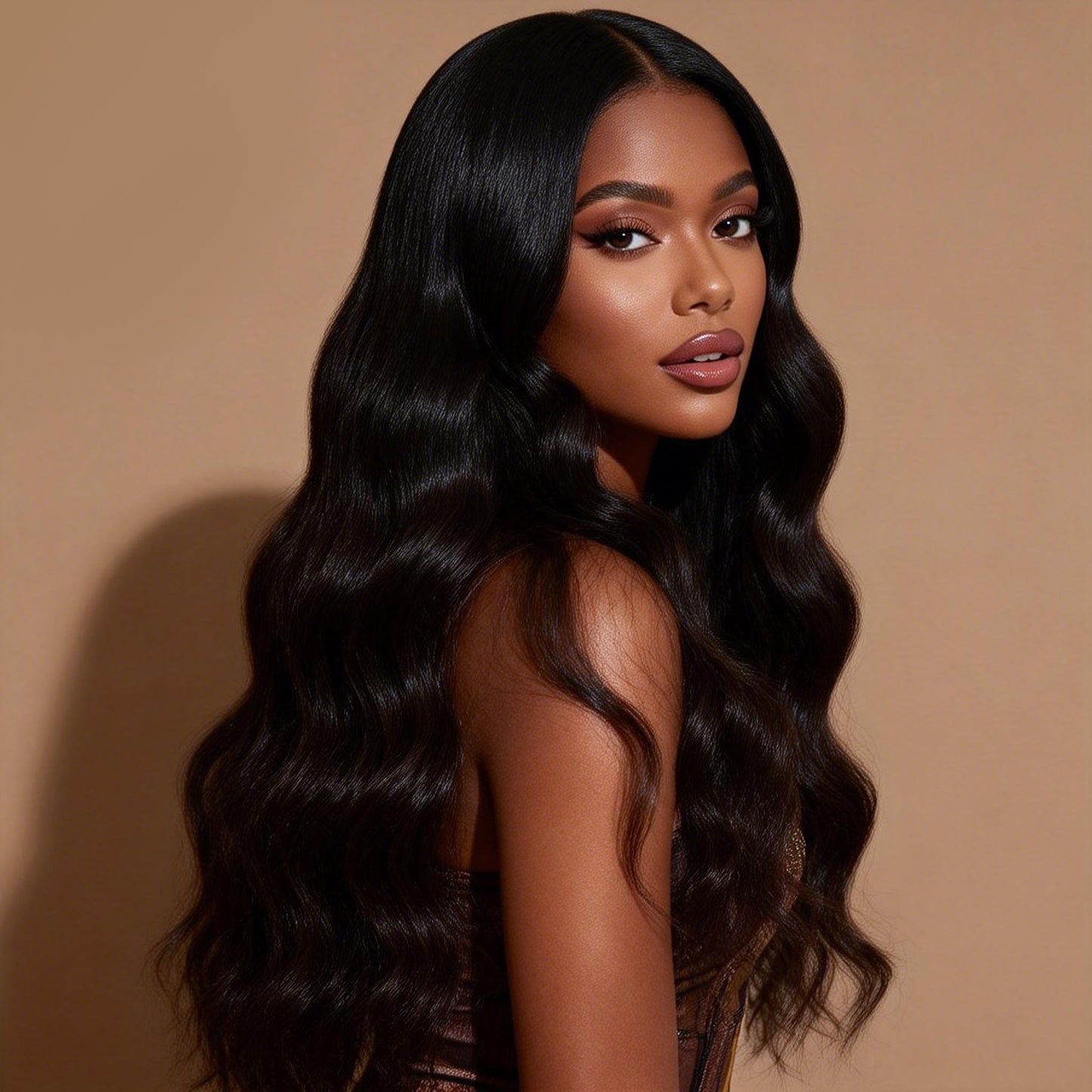 Virgin Human Hair Body Wave Weave 3 Bundles with 13x4 Lace Frontal