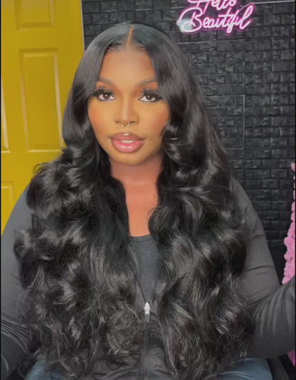 QT Hair Brazilian Body Wave Raw Virgin Human Hair Weave Bundles with Closure