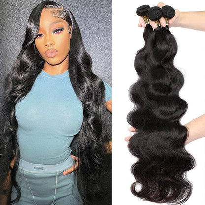 14A Peruvian Body Wave 100% Unprocessed Human Hair 4 Bundles Deals