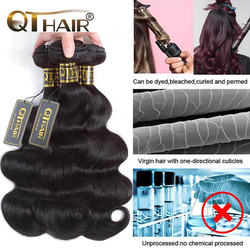 Wholesale Body Wave 30 to 40 Inches Uprocessed Virgin Human Hair Weave Bundles