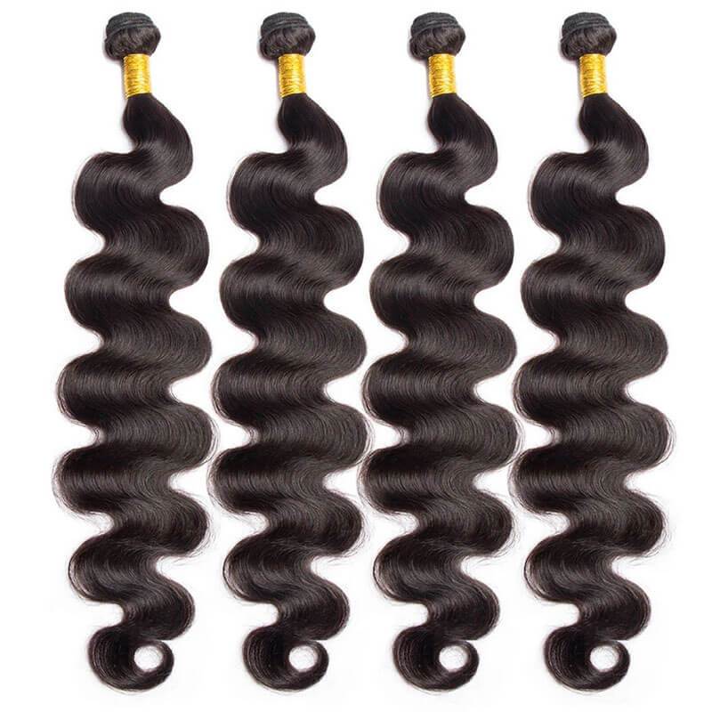 Wholesale Body Wave 30 to 40 Inches Uprocessed Virgin Human Hair Weave Bundles