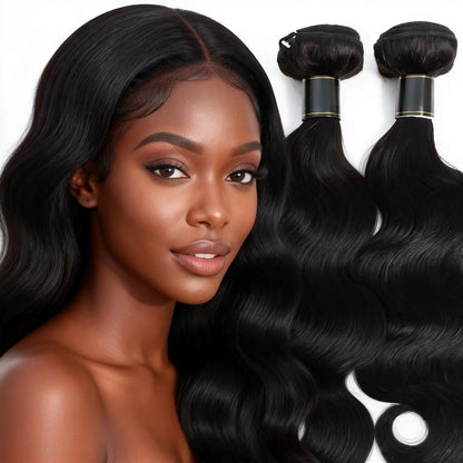 14A Body Wave Hair Human Hair Bundles 100% Unprocessed Virgin Human Hair Weave 3 Bundles Hair