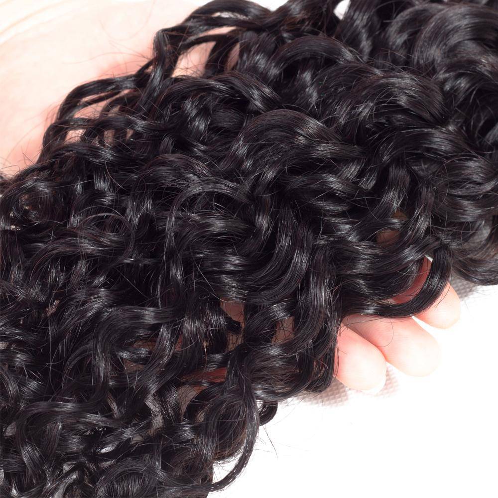 Peruvian Water Wave Unprocessed Virgin Human Hair Weave 3 Bundles Deals
