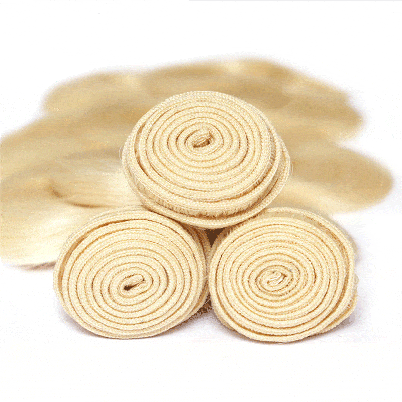 613 Honey Blonde Brazilian Body Wave 100% Human Hair Weave Bundles Deals