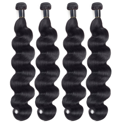 14A Body Wave Hair Human Hair Bundles 100% Unprocessed Virgin Human Hair Weave 4 Bundles Hair