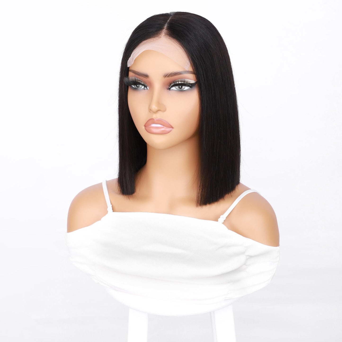 12A Bone Hair 4x4 Lace Bob Wigs Short Straight 100% Human Virgin Hair Wigs