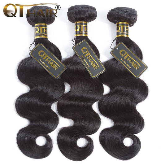 Body Wave Raw Virgin Human Hair Weave Extensions 3 Bundles a Lot for Women