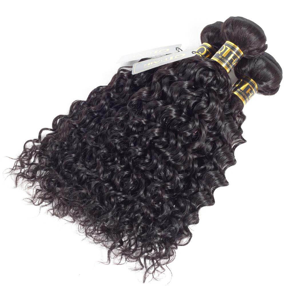 Peruvian Water Wave Unprocessed Virgin Human Hair Weave 3 Bundles Deals