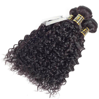 Peruvian Water Wave Unprocessed Virgin Human Hair Weave 3 Bundles Deals