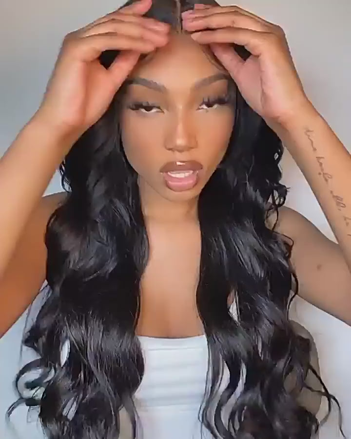 13x6 #1 Body Wave Lace Front Wigs Human Hair Pre Plucked Glueless Wigs Human Hair Lace Frontal Wigs