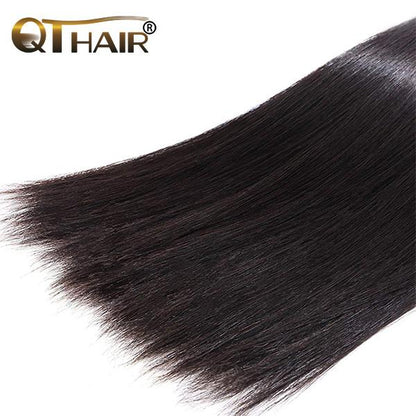 14A Straight Human Hair Bundles Natural Black Color Unprocessed Virgin Human Hair
