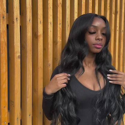 Wear and Go 8x5 Lace Closure Glueless Wigs Human Hair Pre Cut Body Wave Lace Front Wigs