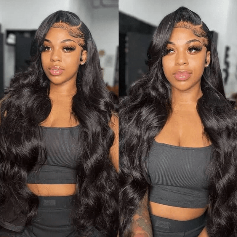 Malaysian Body Wave Virgin Human Hair Weave 3 Bundles with 4x4 Lace Closure