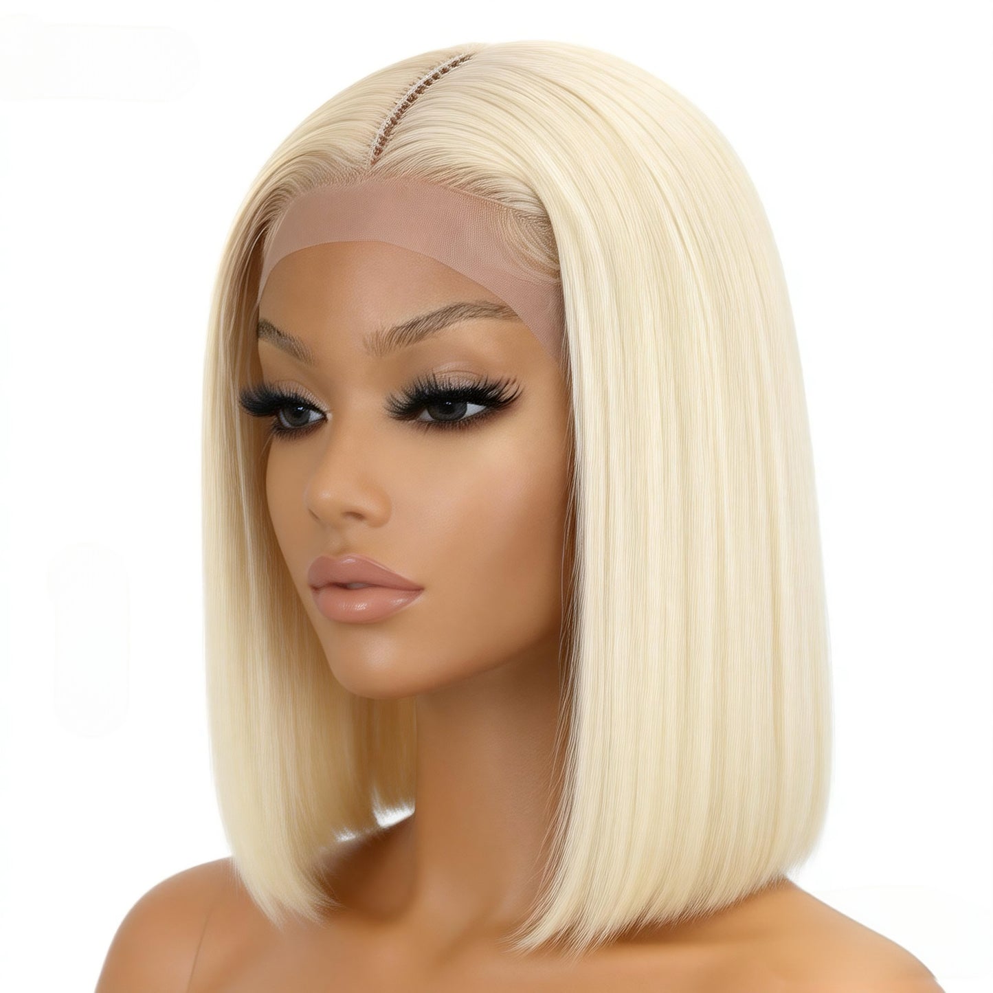 613 Blonde Bob Wig Human Hair 13x4 HD Transparent Lace Front Wigs Human Hair Pre Plucked With Baby Hair Bob Wig