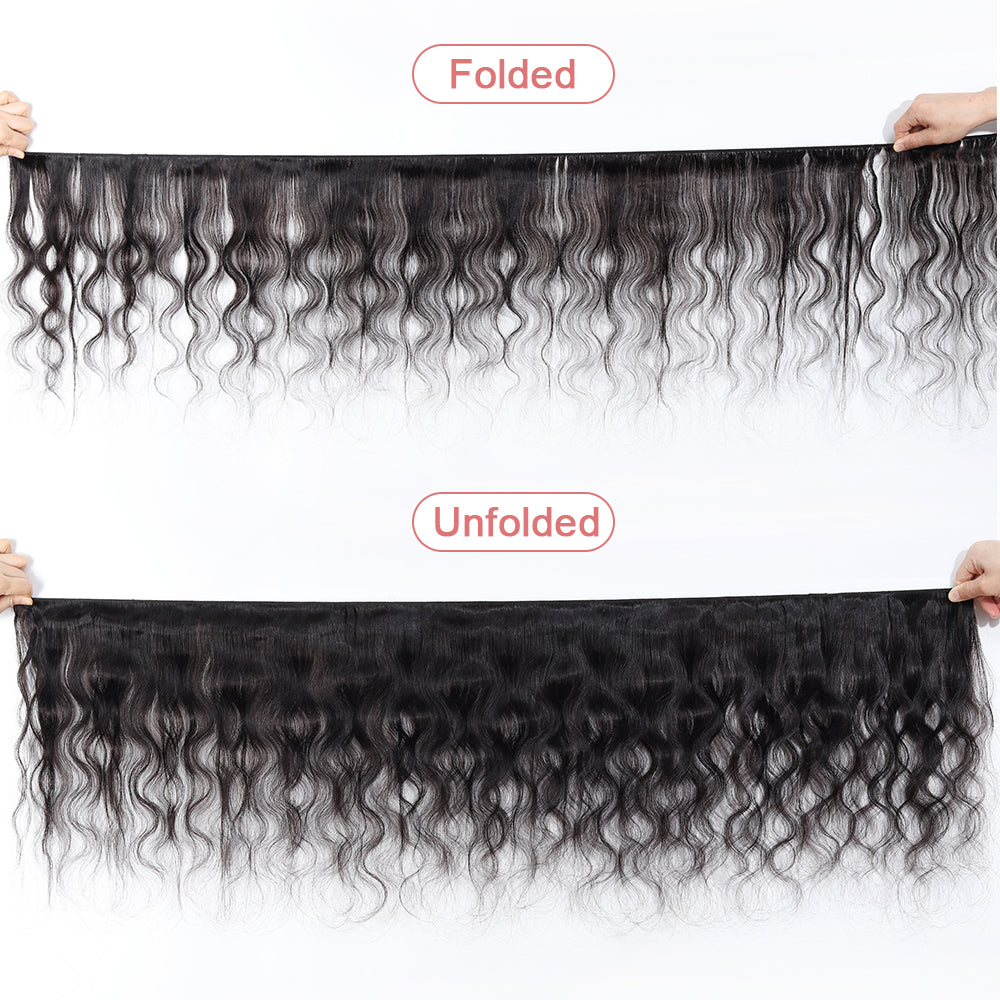 14A Body Wave Hair Human Hair Bundles 100% Unprocessed Virgin Human Hair Weave 3 Bundles Hair
