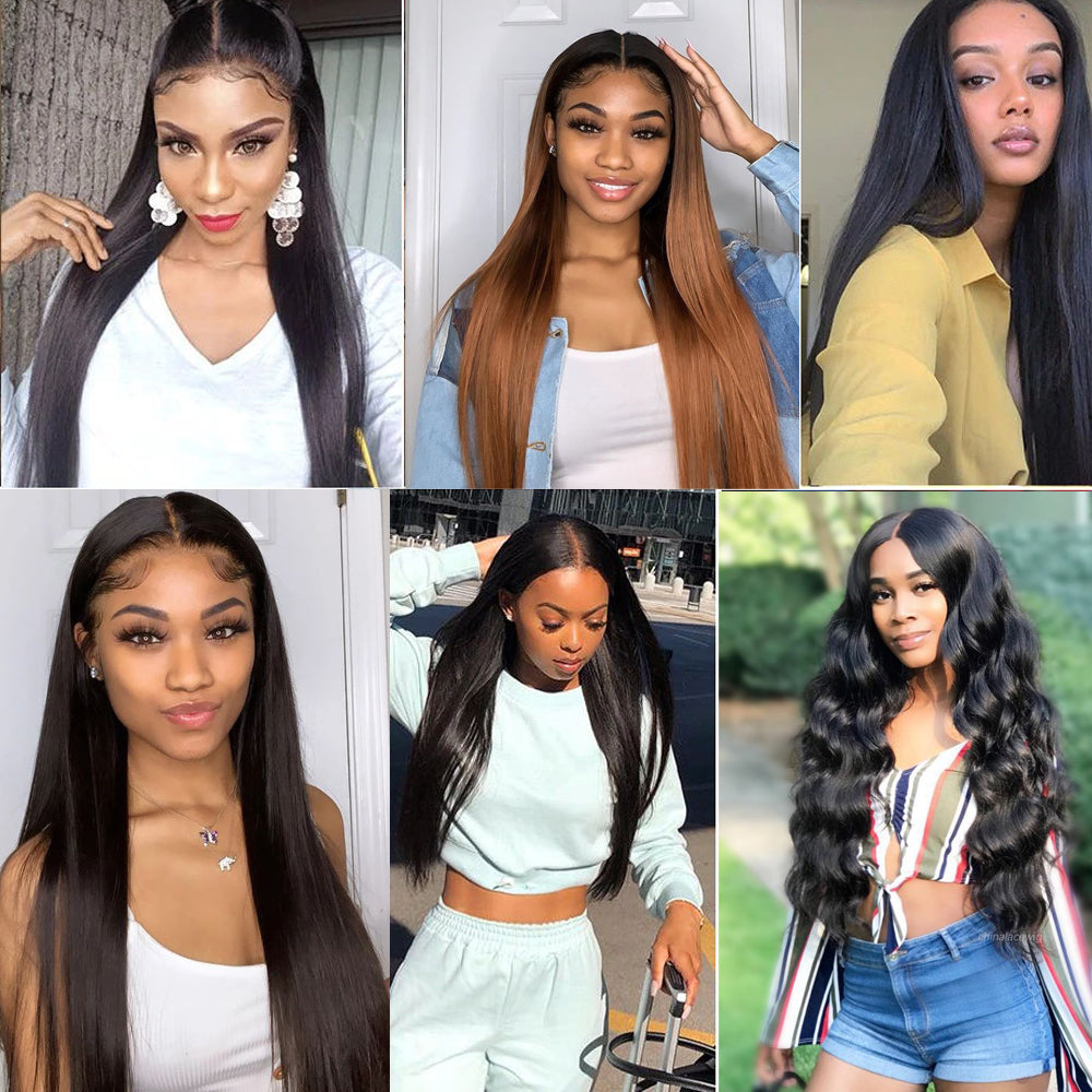 14A Straight Hair Human Hair Bundles 100% Unprocessed Virgin Straight Human Hair Weave 3 Bundles Hair