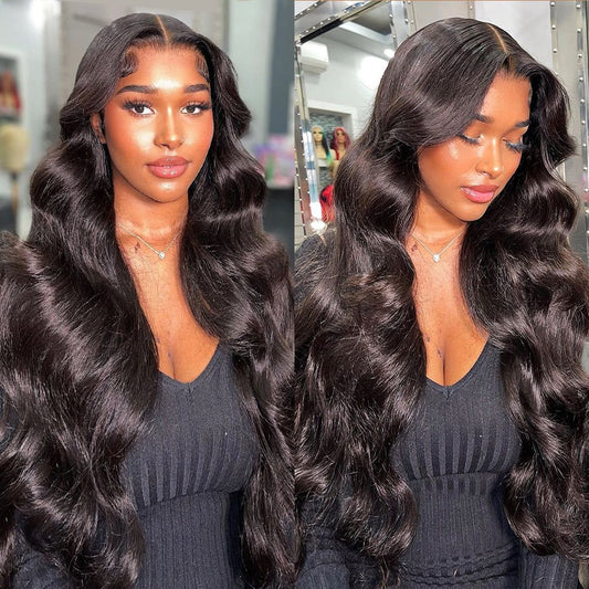 Body Wave 13x4 Lace Front Wigs Human Hair Wide Lace 180 Density Lace Frontal Human Hair Wigs