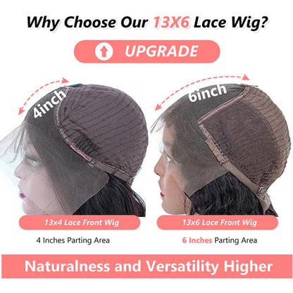 Body Wave Lace Front Wigs Human Hair Pre Plucked 13x6 HD Lace Frontal Wigs
