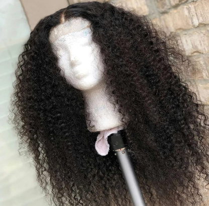 Kinky Curly Lace Front Wigs Human Hair Wigs For Black Women HD 13x4 Curly Wave Lace Front Wigs