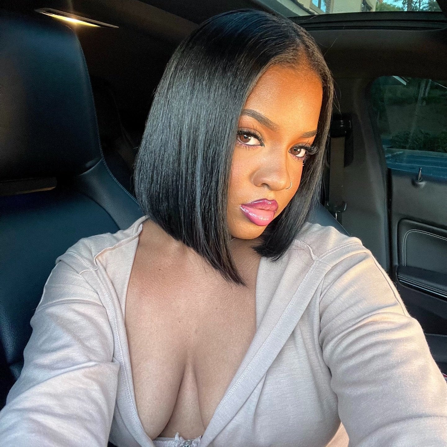 12A Bone Hair 4x4 Lace Bob Wigs Short Straight 100% Human Virgin Hair Wigs