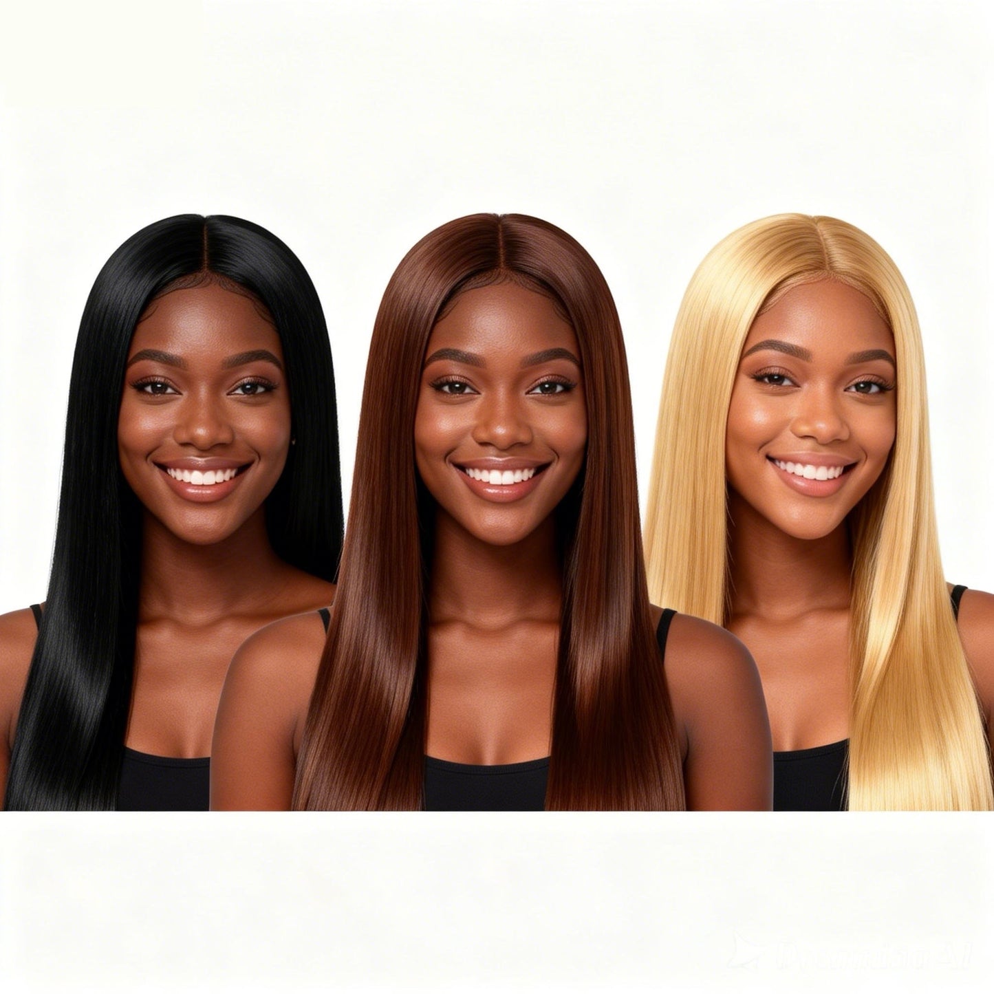 Straight Fusion I-Tip Remy Human Hair Extensions – Keratin Bonded