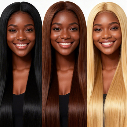 Straight Fusion I-Tip Remy Human Hair Extensions – Keratin Bonded