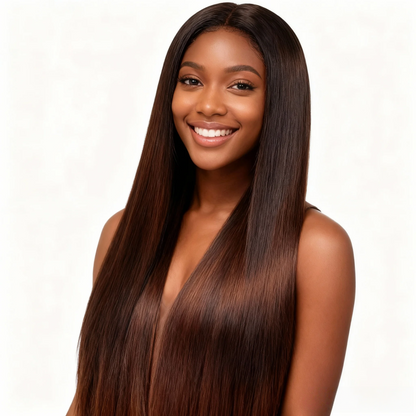 Straight Fusion I-Tip Remy Human Hair Extensions – Keratin Bonded