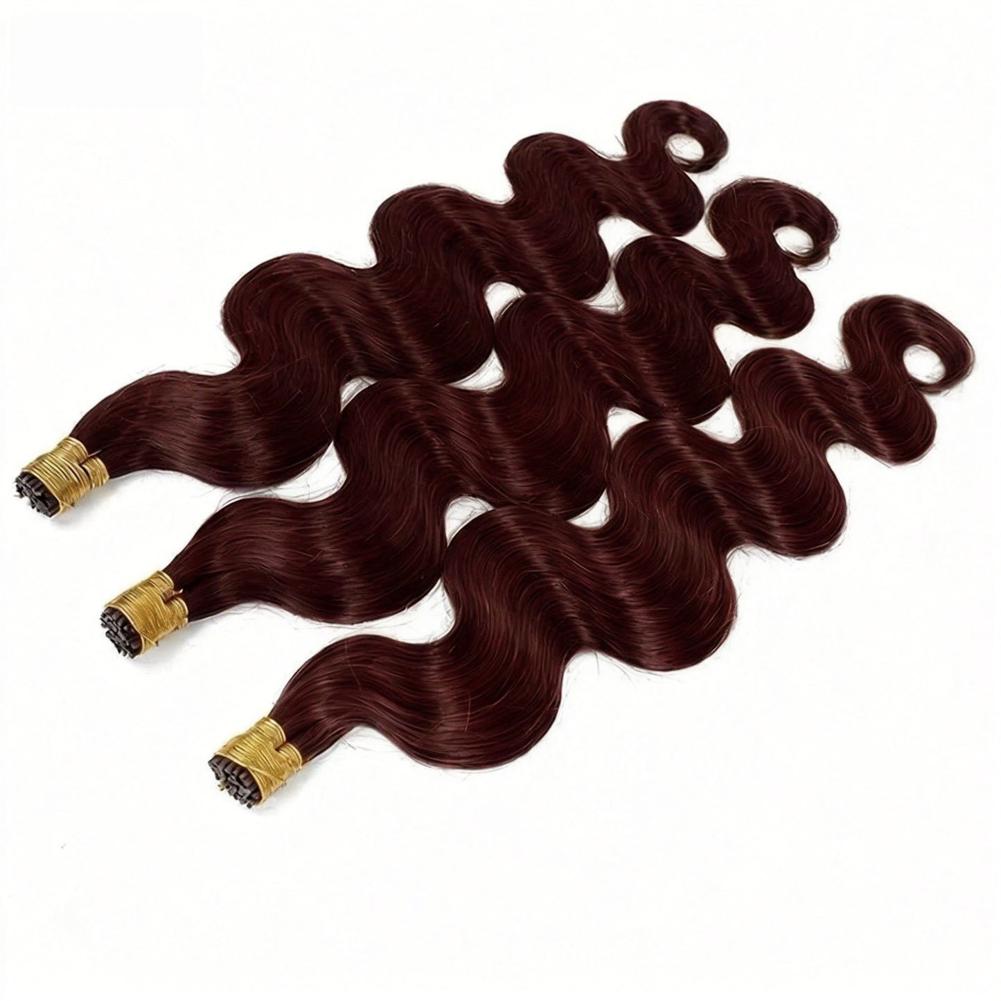 Wavy Fusion I-Tip Remy Human Hair Extensions