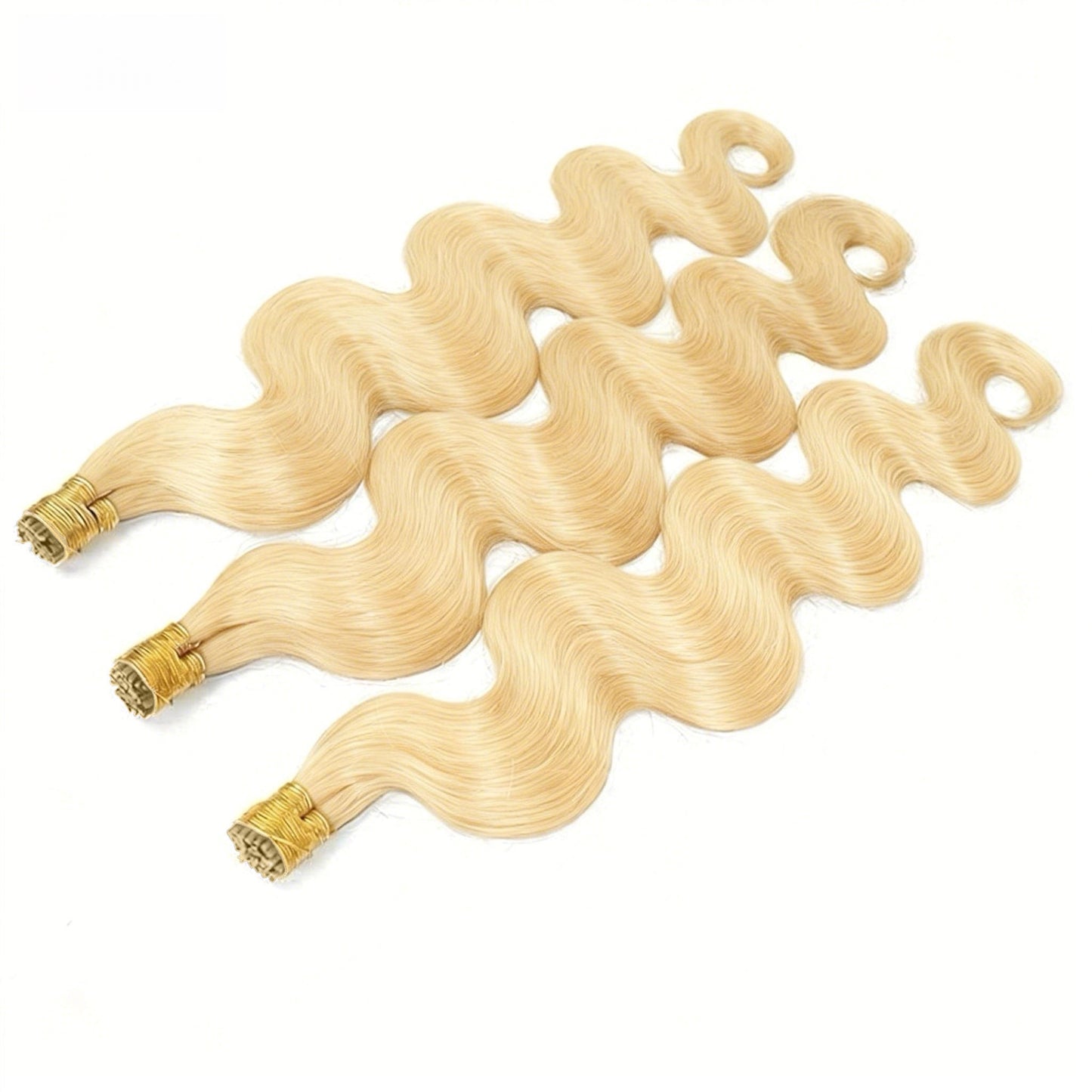 Wavy Fusion I-Tip Remy Human Hair Extensions