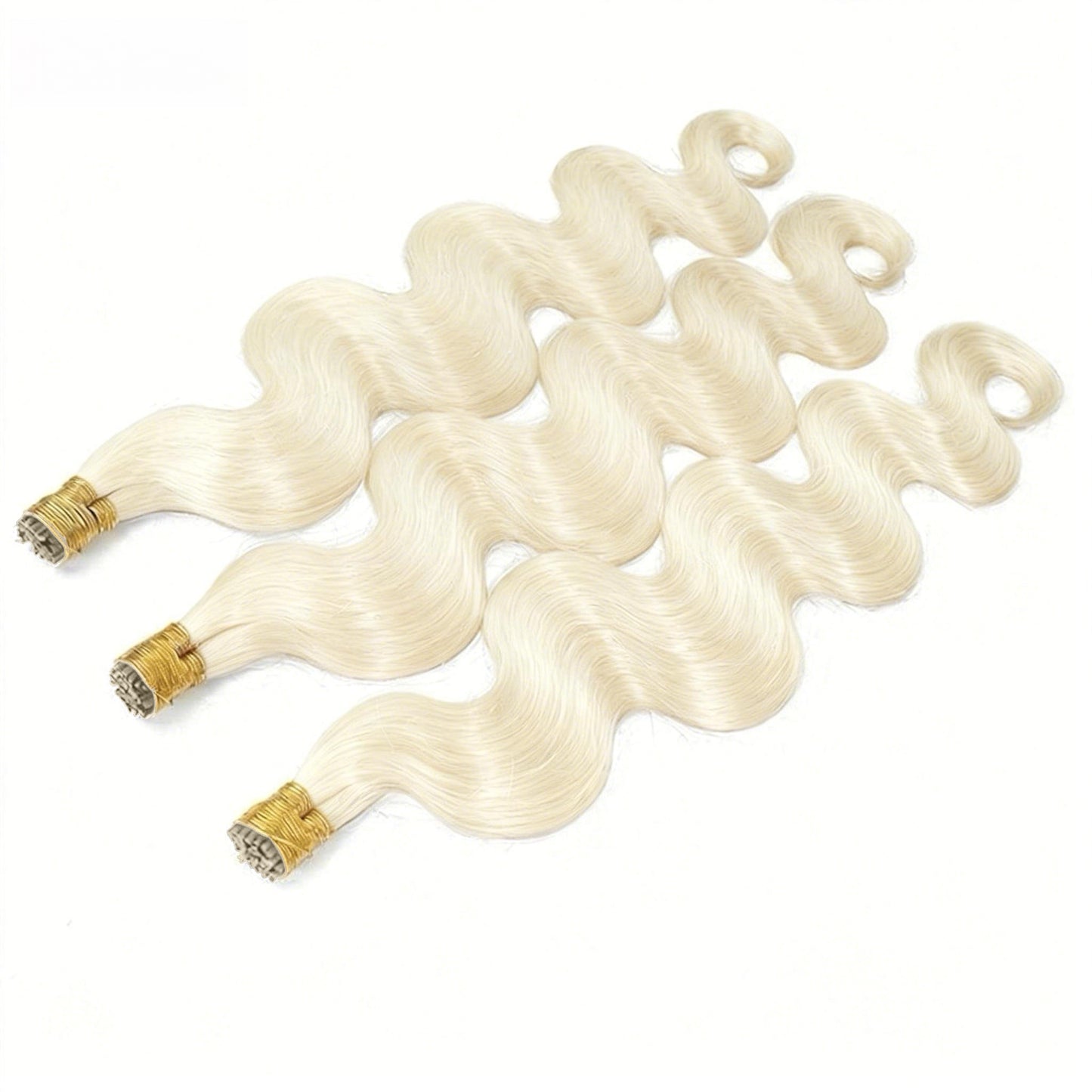 Wavy Fusion I-Tip Remy Human Hair Extensions