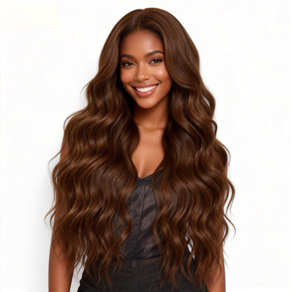 Wavy Fusion I-Tip Remy Human Hair Extensions