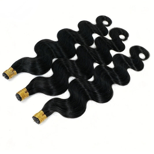 Wavy Fusion I-Tip Remy Human Hair Extensions