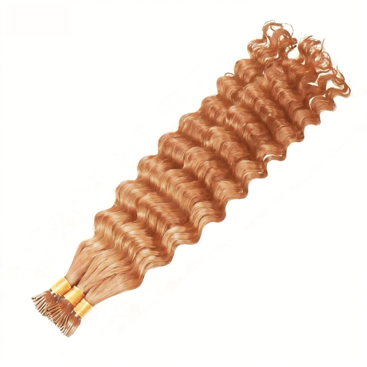Curly Fusion I-Tip Remy Human Hair Extensions