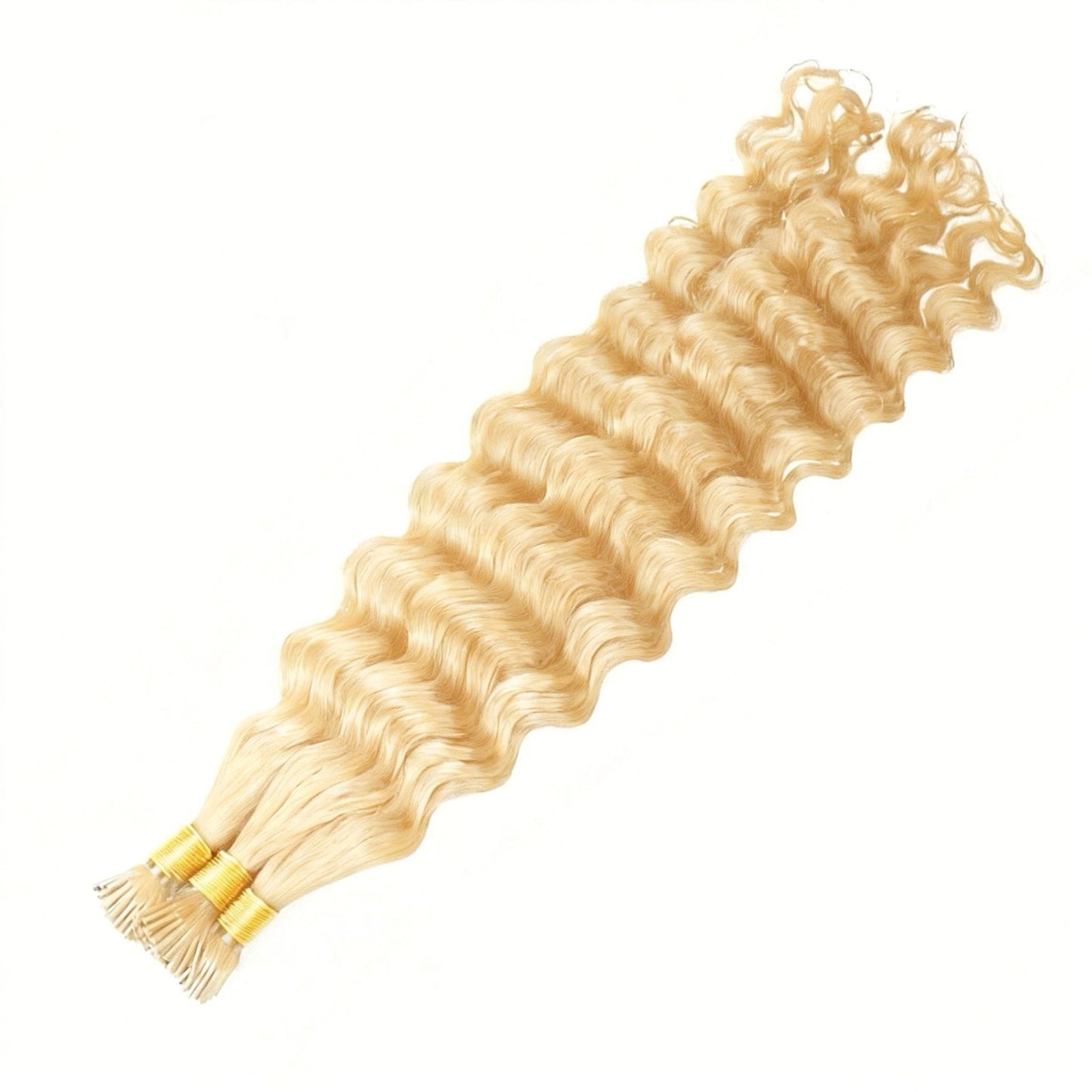 Curly Fusion I-Tip Remy Human Hair Extensions