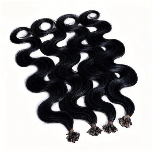 Wavy U-Tip Fusion Remy Human Hair Extensions