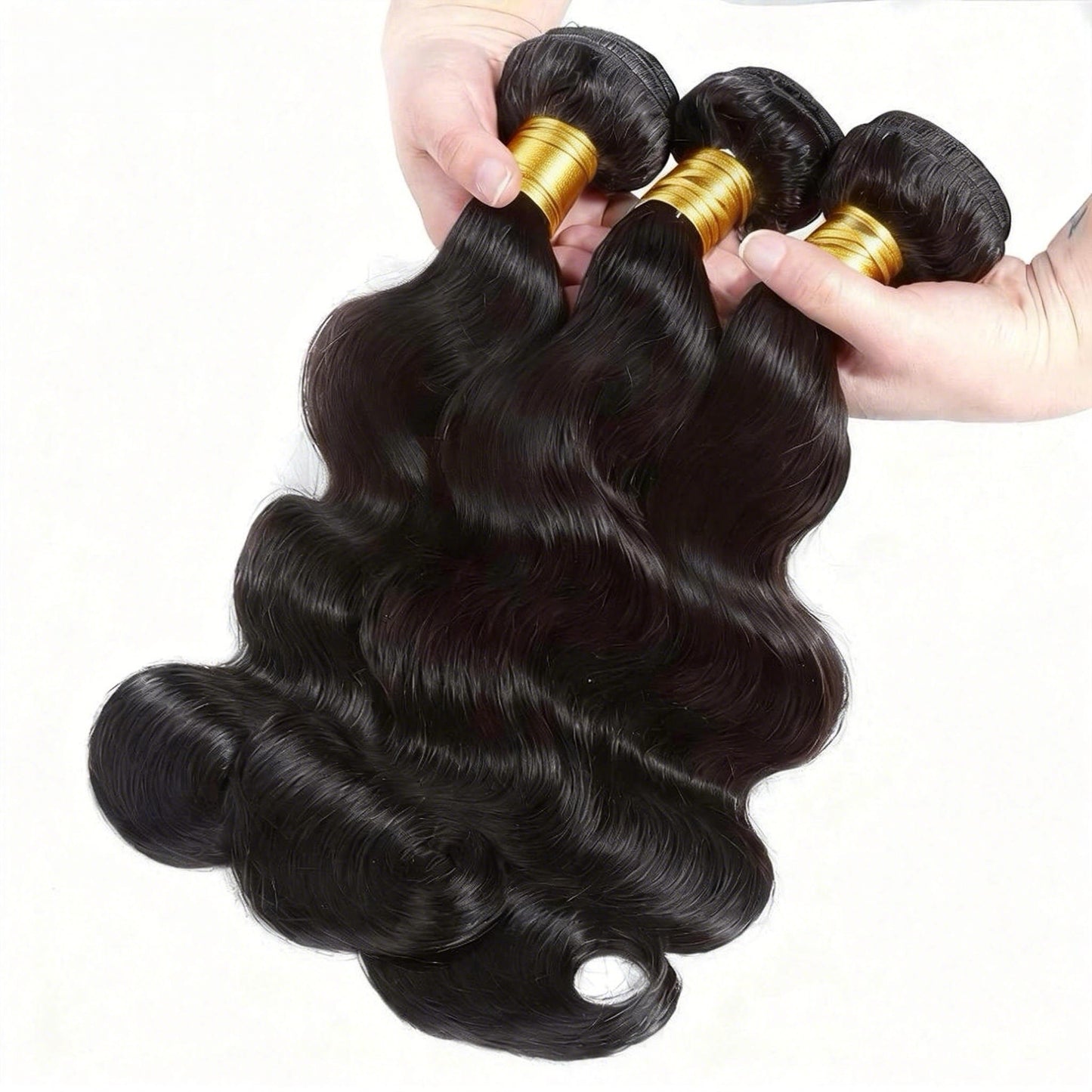Body Wave Raw Virgin Human Hair Weave Extensions 3 Bundles a Lot for Women