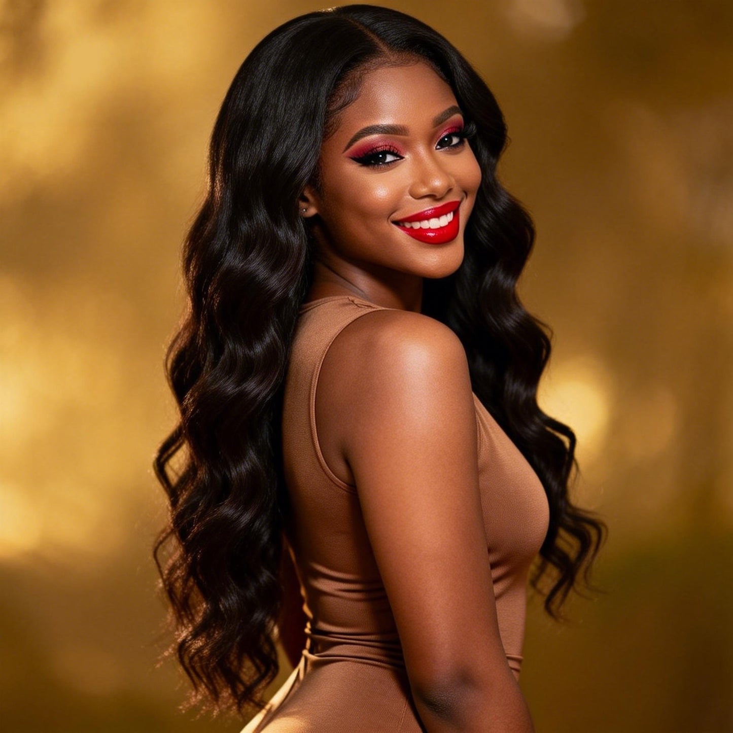 Body Wave 3 Bundles with Lace Frontal Virgin Human Hair Weave Extensions for Women