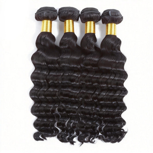 Loose Deep Wave Remy Hair Extensions 4 Bundles 100% Human Hair