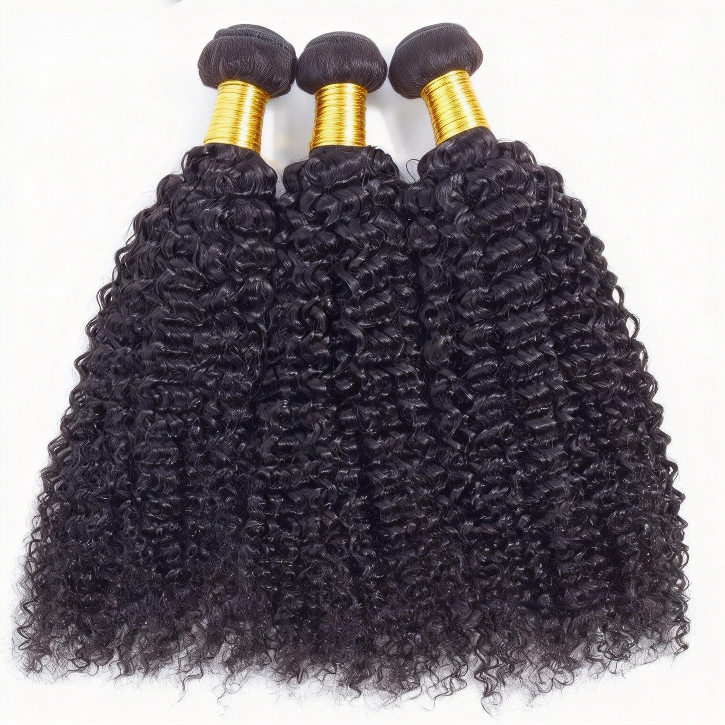4 Bundles Curly with Lace Frontal 100% Unprocessed Virgin Human Hair