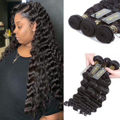 Malayisan Loose Deep Wave 3 Bundles Unprocessed Virgin Human Hair Weave
