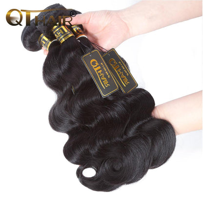 Malaysian Body Wave Hair Weave Bundles 100% Virgin Human Hair 4 Bundles Deals