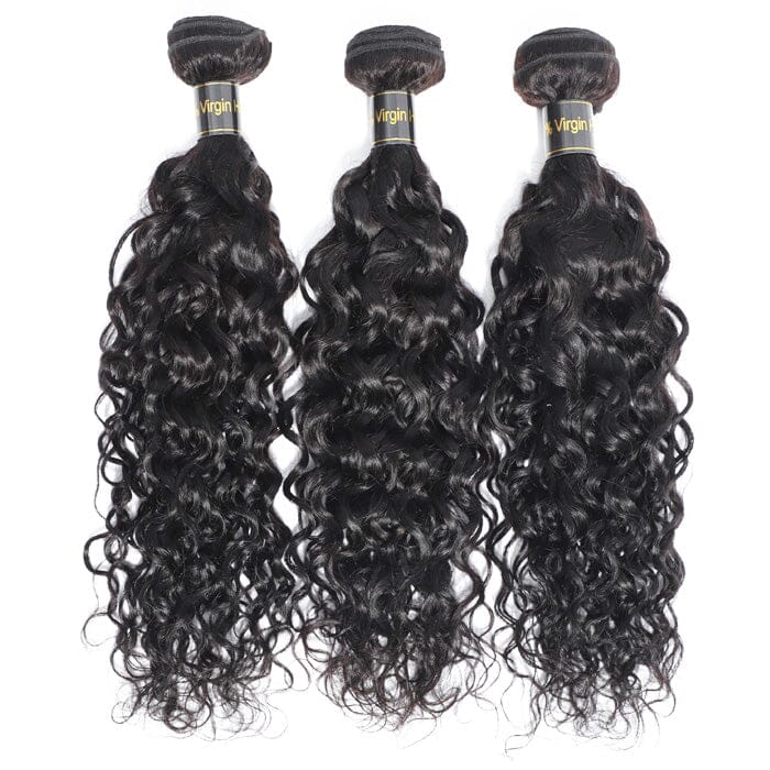 Peruvian Water Wave Unprocessed Virgin Human Hair Weave 3 Bundles Deals