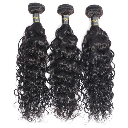 Peruvian Water Wave Unprocessed Virgin Human Hair Weave 3 Bundles Deals