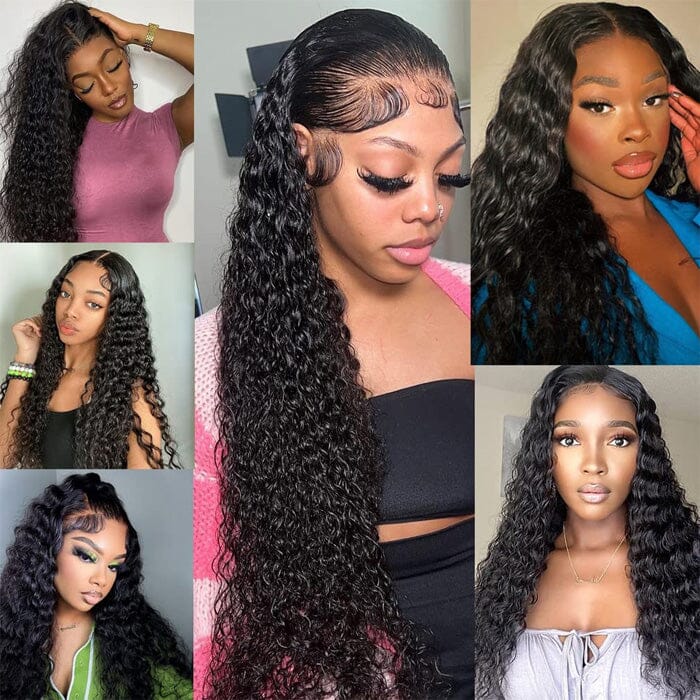 Peruvian Water Wave Unprocessed Virgin Human Hair Weave 3 Bundles Deals