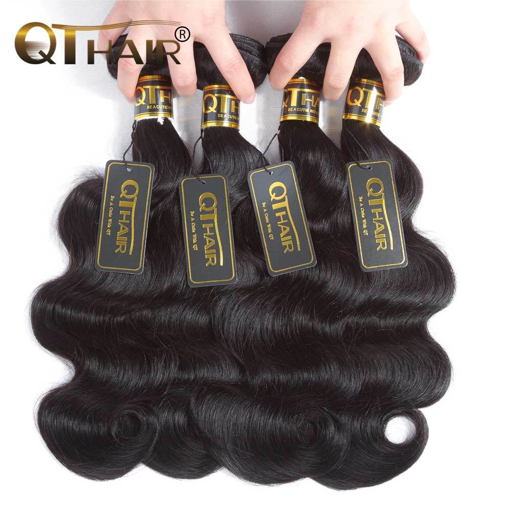 14A Peruvian Body Wave 100% Unprocessed Human Hair 4 Bundles Deals