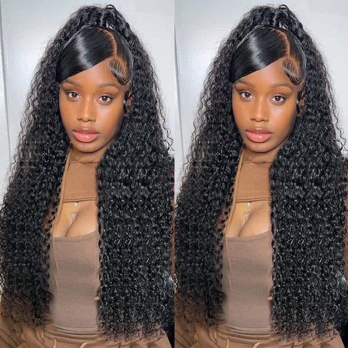 Peruvian Human Hair Extension Curly Wave 4 Bundles Deals