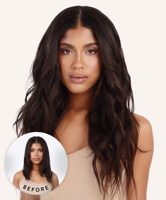 Relaxed Straight Hand-Tied Weft Rows (2oz)