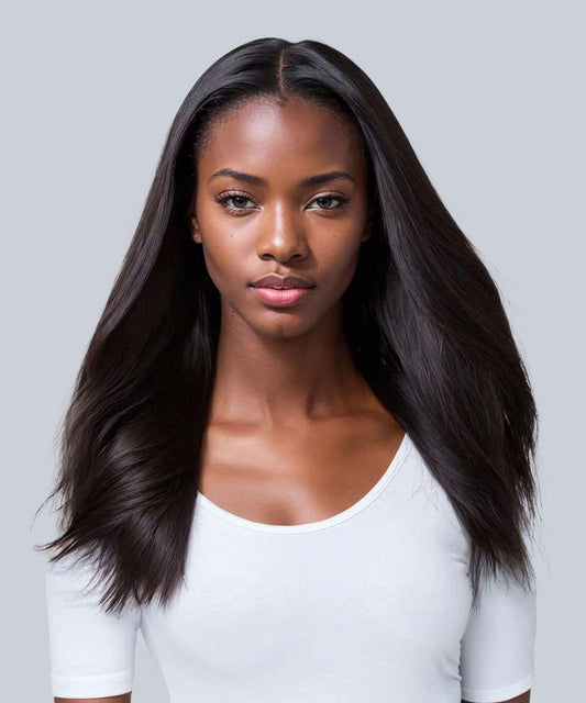 Straight Virgin Hand-Tied Weft